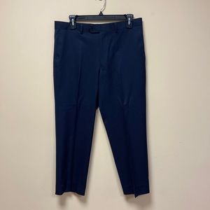 Ralph Lauren boys navy suit pants 16 husky - shortened
